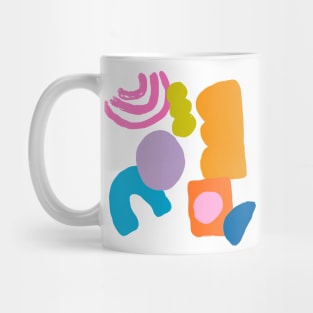 Abstract Shapes Collage Mug